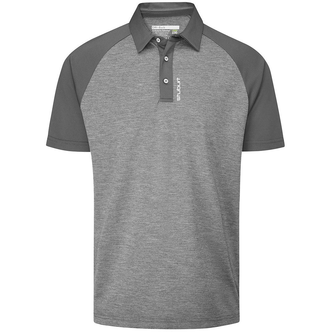 STUBURT MENS GOLF BANDON BREATHABLE DRI-BACK MOISTURE WICKING GOLF POLO SHIRT - Picture 2 of 5