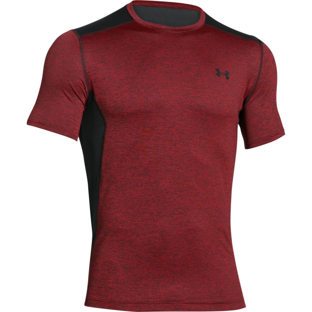 Under Armour 2017 Mens UA Heatgear Raid SS Training T Shirt Fitted Gym