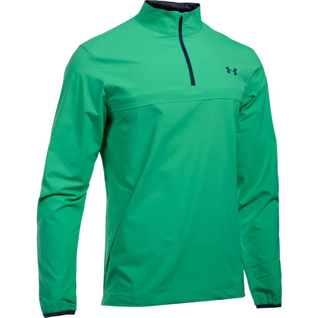 UNDER ARMOUR 2017 STORM WINDSTRIKE 1/2 ZIP TOP WATER-RESISTANT MENS GOLF JACKET | eBay