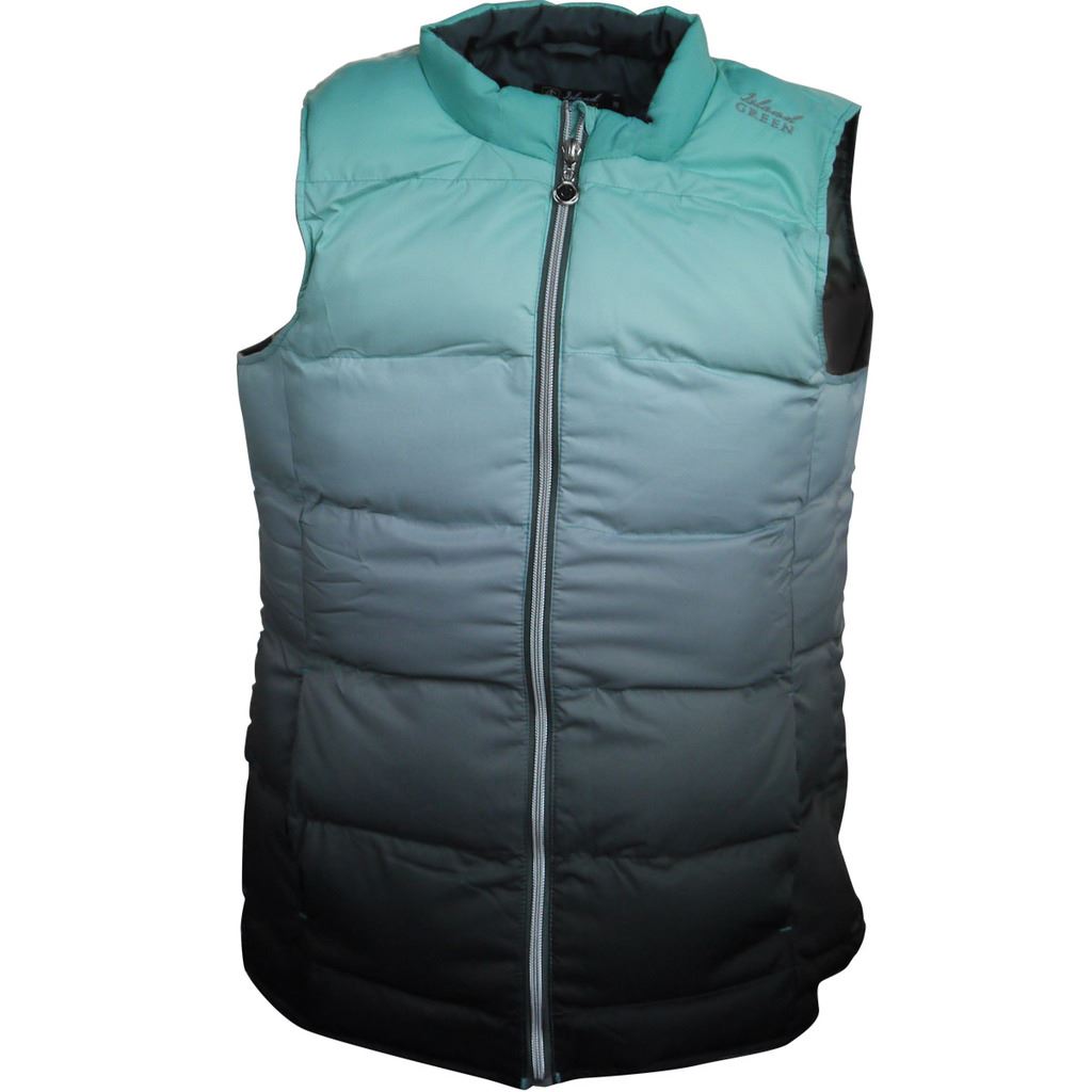 LADIES 2017 ISLAND GREEN THERMAL QUILTED VEST WOMENS LIGHTWEIGHT GOLF GILET