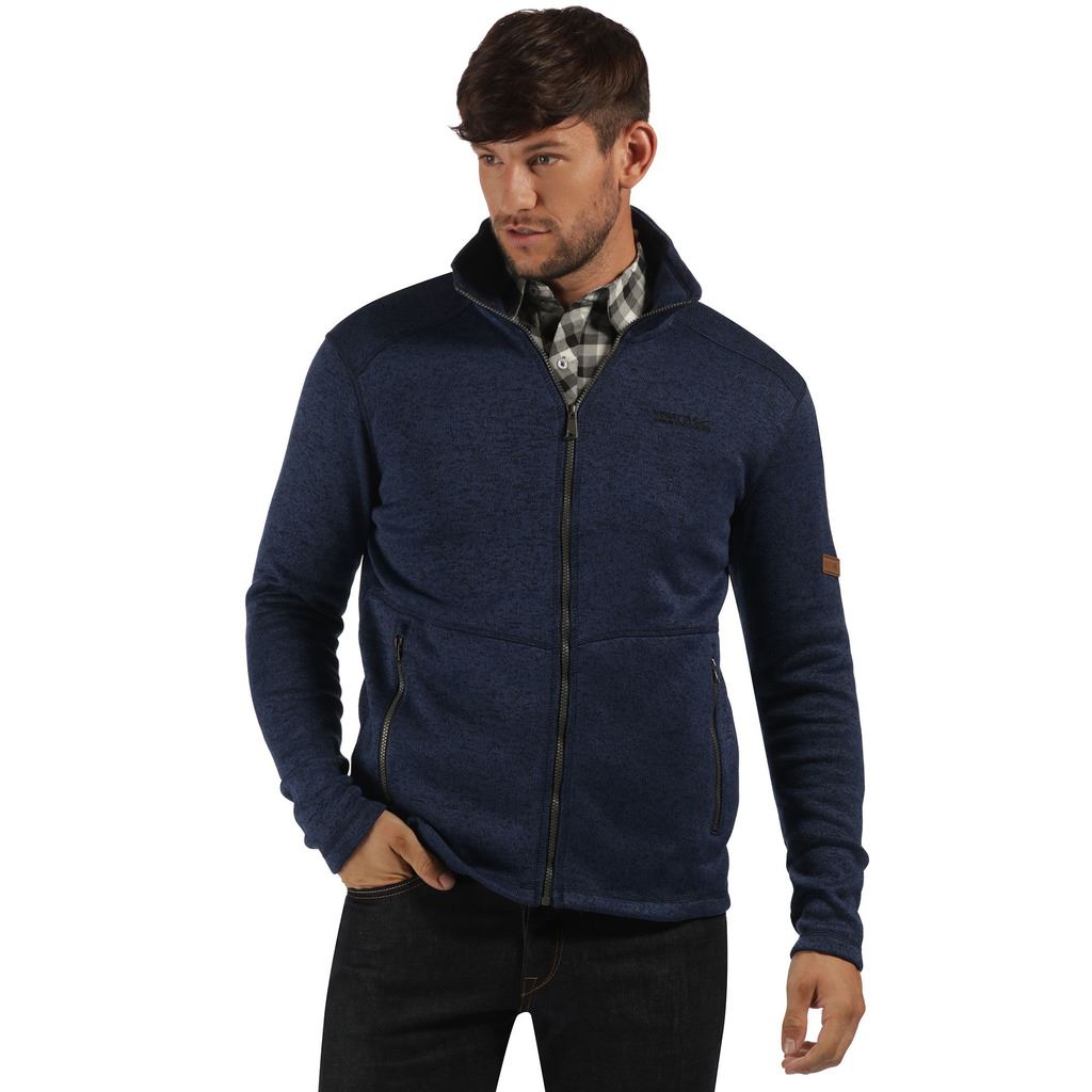 REGATTA BRAIZER MENS FULL ZIP KNIT JACKET FLEECE NOW 75/% OFF RRP