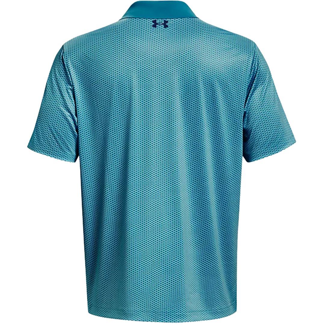 UNDER ARMOUR UA MENS PRINTED 3.0 PERFORMANCE STRETCH GOLF POLO SHIRT - Picture 7 of 7
