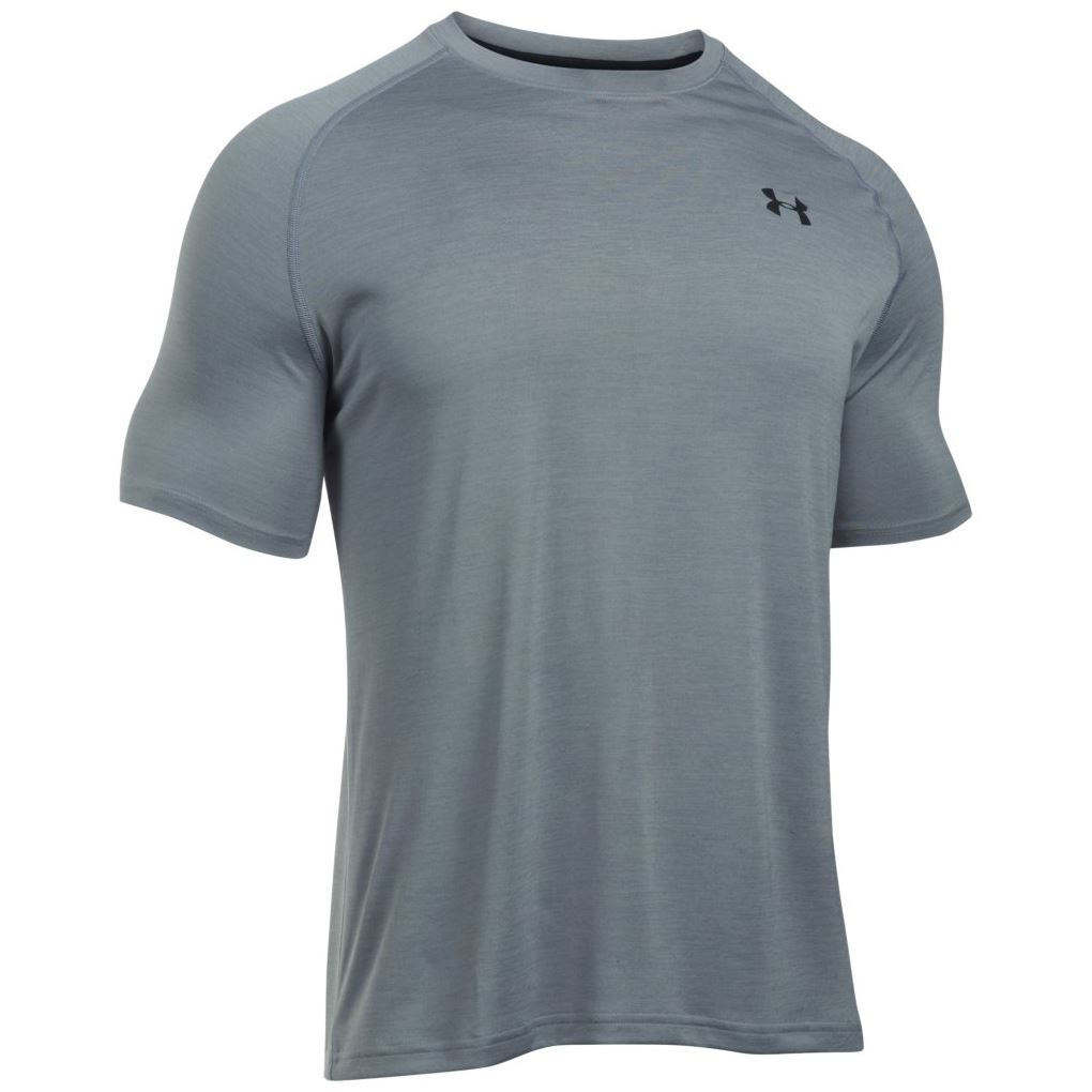 Under Armour 2017 Mens T Shirt UA HeatGear Tech Short Slv Training Gym ...