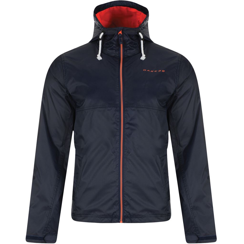 DARE 2B MENS PREWARN WATER REPELLENT SHOWERPROOF HOODED JACKET - Picture 3 of 4