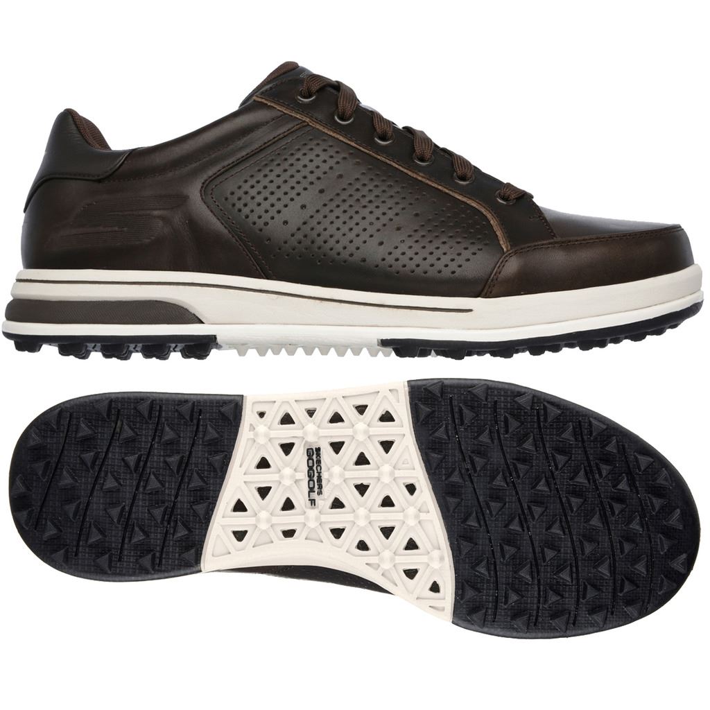 SALE!! SKECHERS GO GOLF DRIVE 2 LX PREMIUM LEATHER MENS SNEAKER STYLE