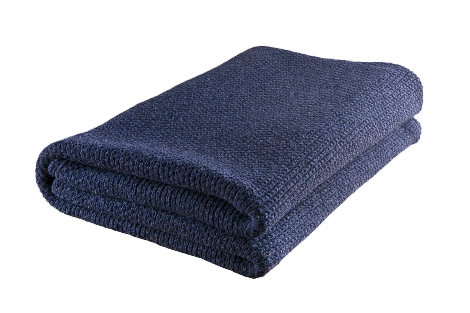 Natural Style 100 Merino Wool 45" X 65" Throw Blanket [Ink Blue] eBay