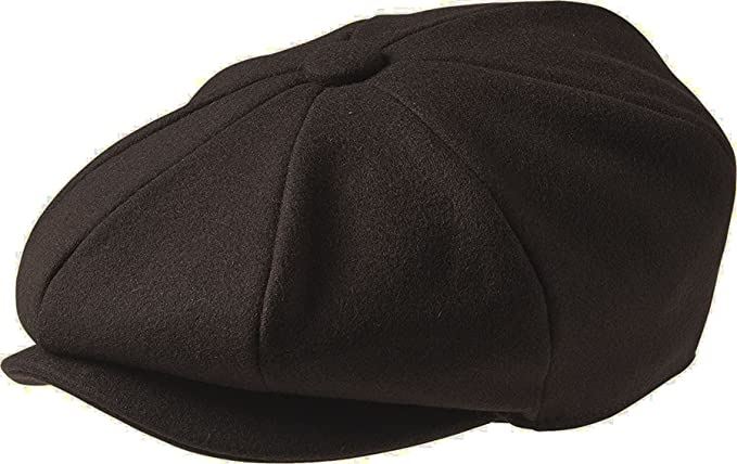 Herren Zeitungsjungen Cap Peaky Flatcap Fischgrät Tweed Wolle 8 Panel Baker Boy Cap - Bild 17 von 19