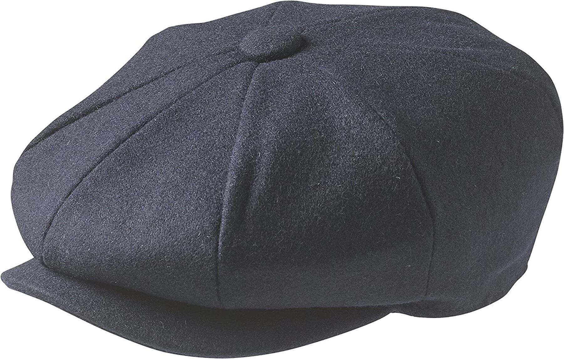 Herren Zeitungsjungen Cap Peaky Flatcap Fischgrät Tweed Wolle 8 Panel Baker Boy Cap - Bild 19 von 19