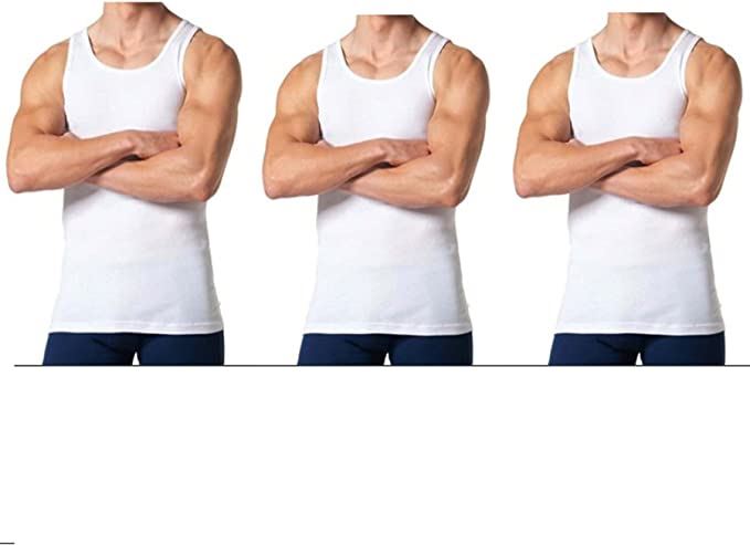 Mens Sleeveless Vests Undershirts Ultra Soft Cotton Tank Top Quick Drying Vest - Picture 8 of 10