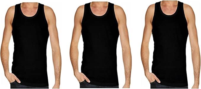 Mens Sleeveless Vests Undershirts Ultra Soft Cotton Tank Top Quick Drying Vest - Picture 2 of 10