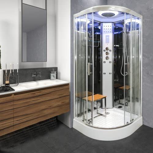 Vidalux Shower Cabin Enclosure Cubicle None Steam SS 1000 x 1000 Quad BEST BRAND - image 1