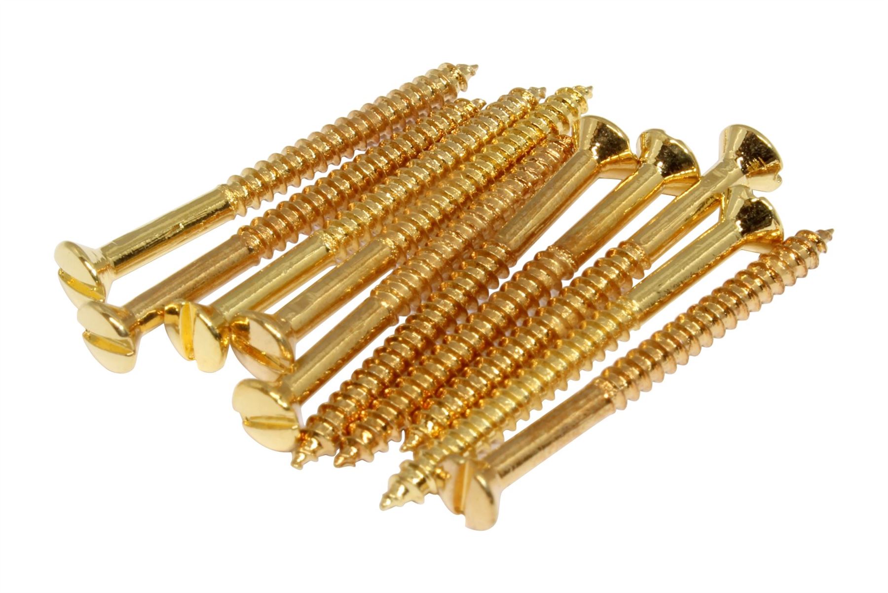 #3 X 1.25 Slotted Oval Head Wood Screw - Filtertron - Qty 10 - Picture 2 of 3