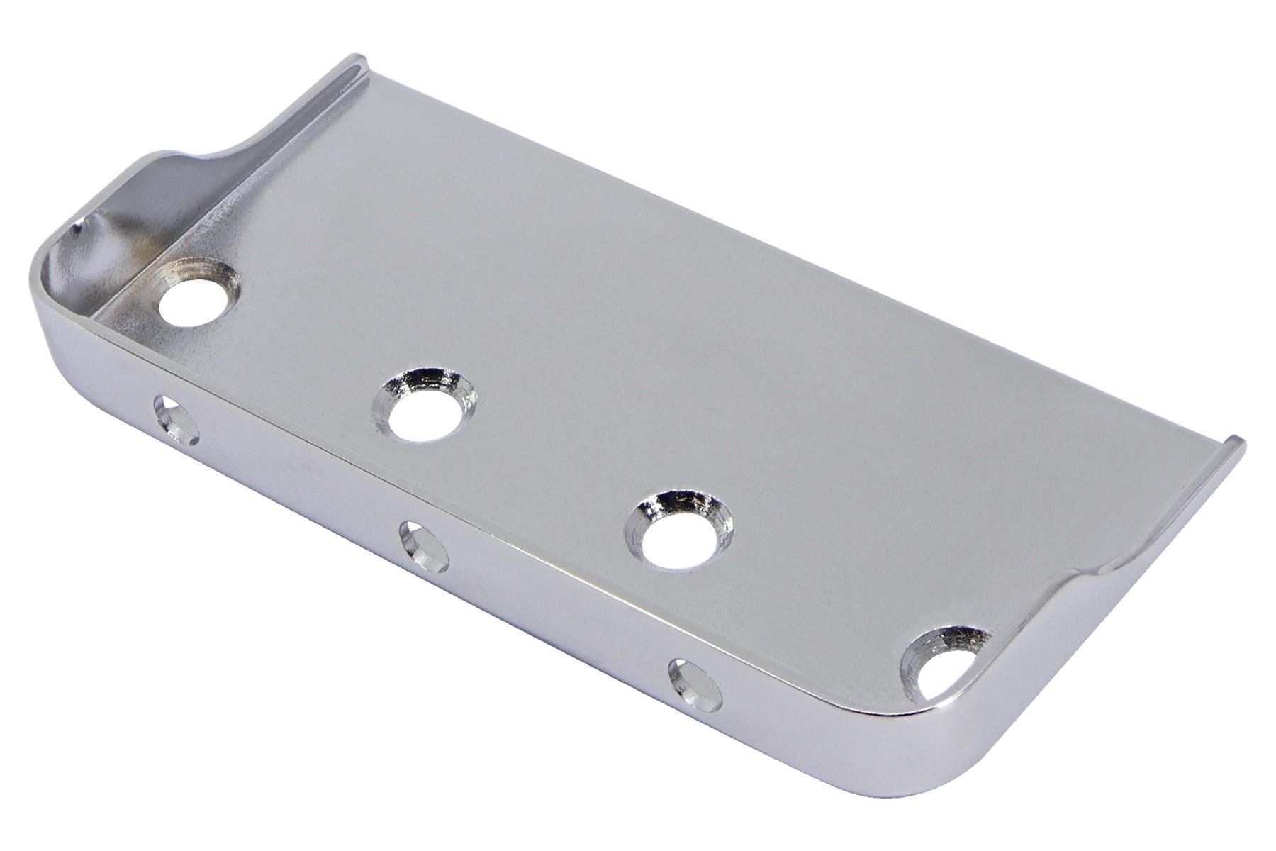 Half Tele - style Bridge Plate w/ cut sides - no saddles - Picture 3 of 8