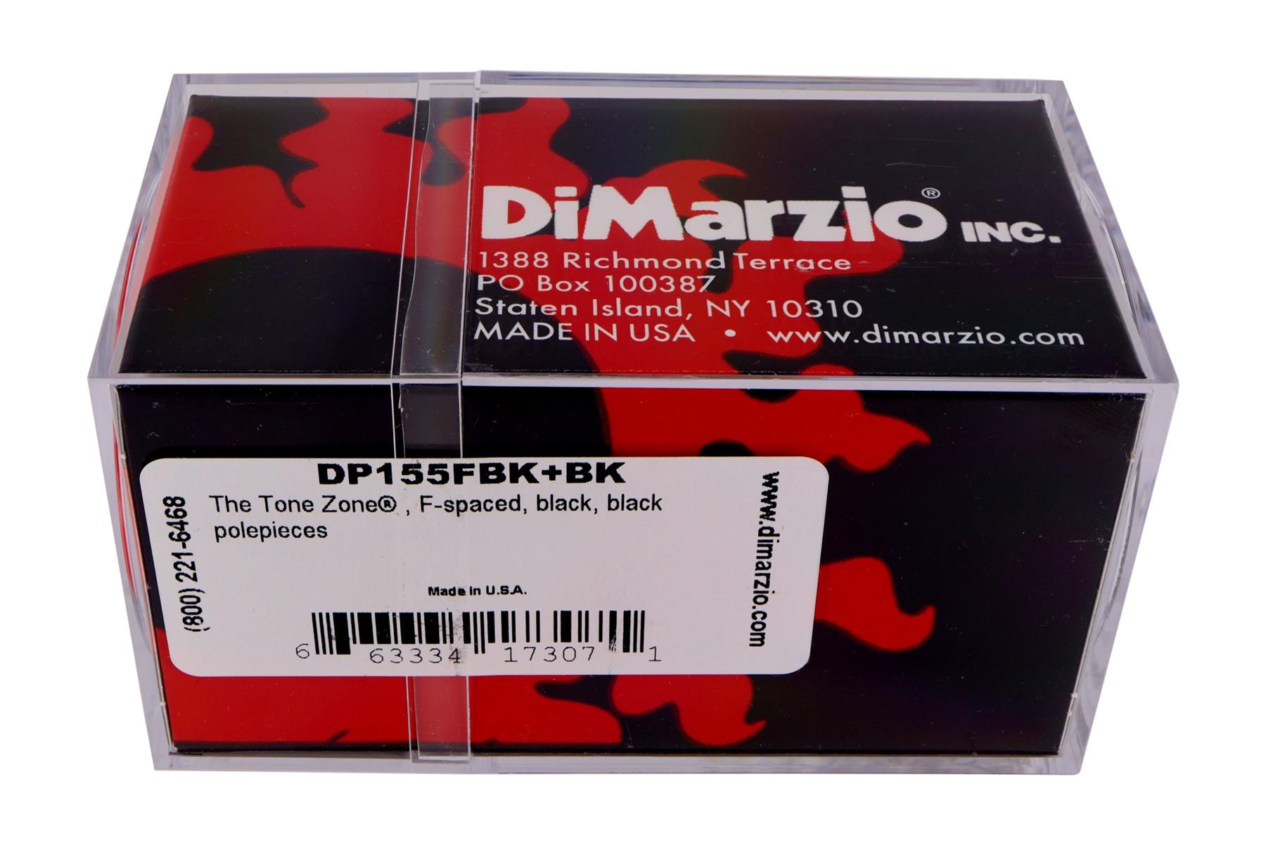 DiMarzio DP155 Tone Zone F-SPACE Black DiMarzio F-spaced Tone Zone 