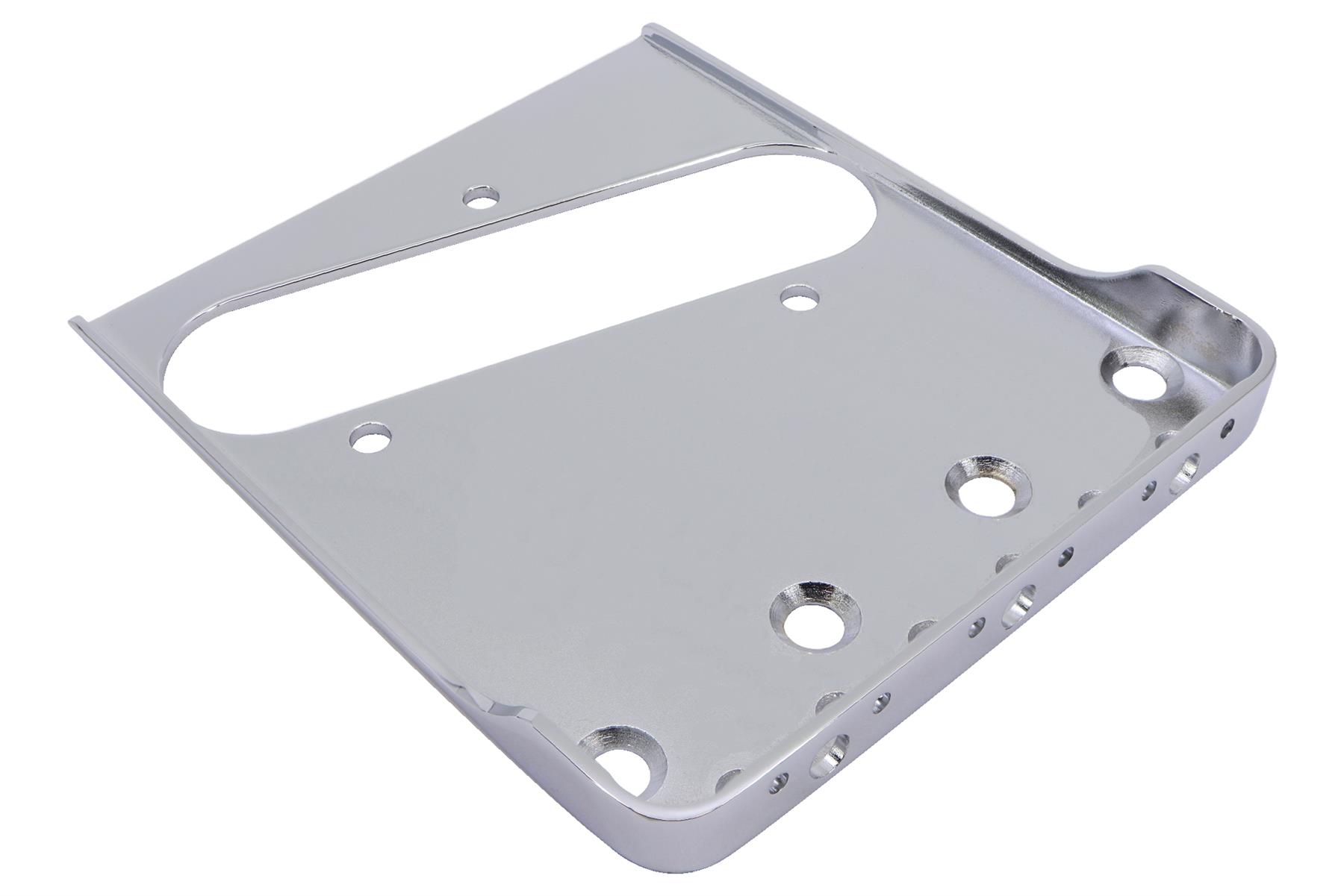 Vintage Tele - style Bridge Plate w/ cut sides - Picture 3 of 8