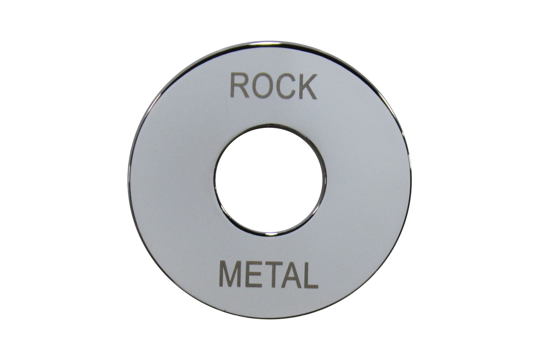 Custom Laser Etched Metal Toggle Switch Plate Ring for Gibson Les Paul Guitars - Picture 5 of 7