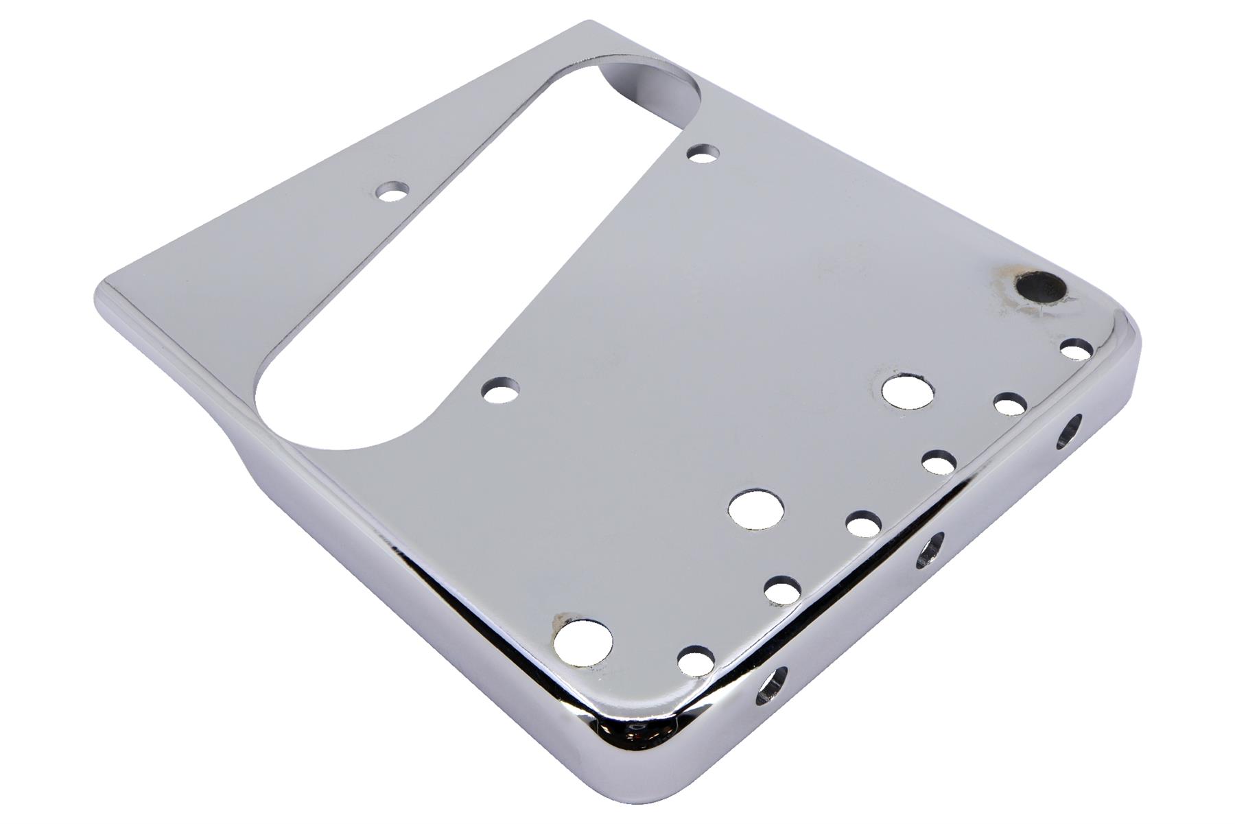 Vintage Tele - style Bridge Plate w/ cut treble side - Picture 4 of 8