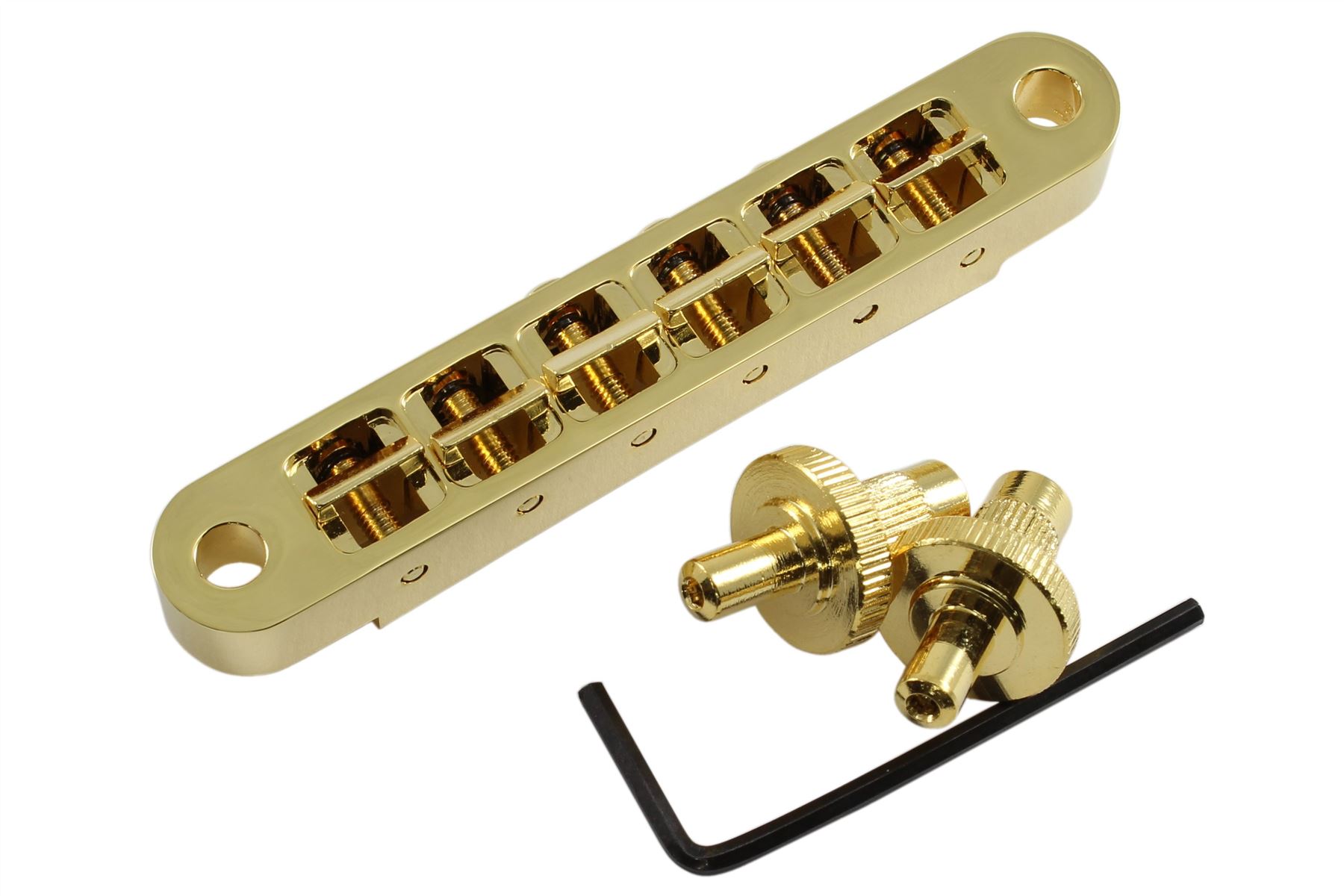 Pinnacle Machined Bell Brass Nashville TOM guitar bridge for Gibson Les Paul, SG - Picture 8 of 9