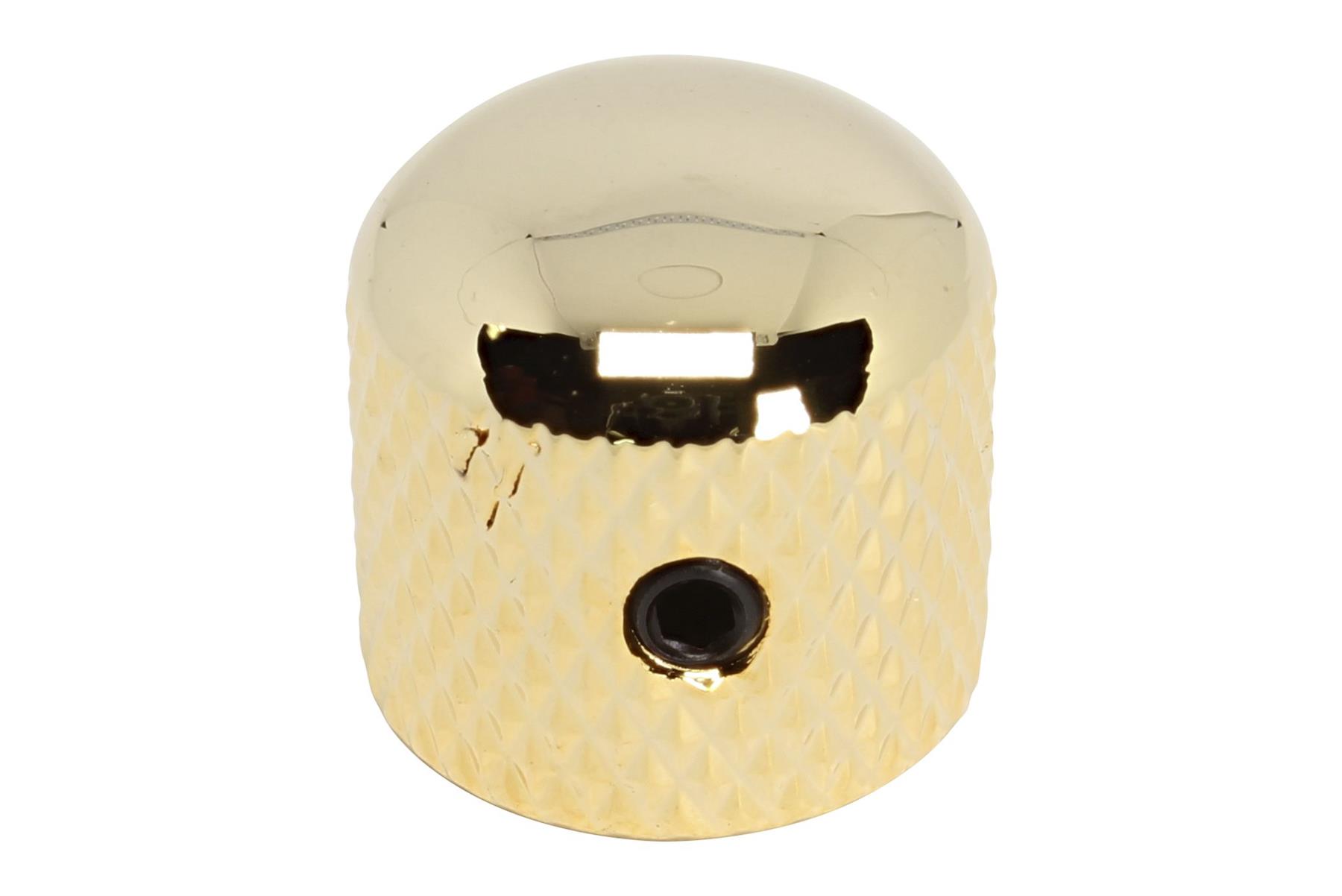 Domed Brass Knob for 6mm diameter shaft w/ set screw - fits split shaft - Picture 6 of 7