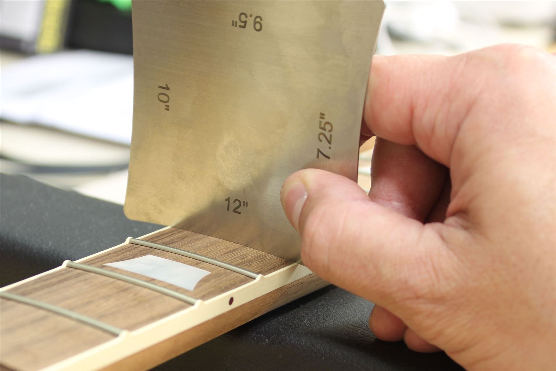 Guitar Radius Gauges for measuring fingerboard and nut/saddle radius