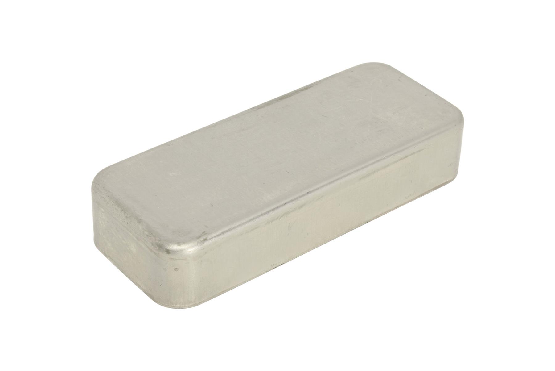 P90 soapbar guitar pickup cover *NO HOLE* Nickel Silver - Picture 6 of 6