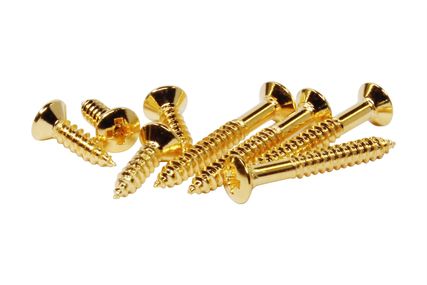 #3 X 3/4"(4), X 3/8" (4), Mounting Ring Screws For Gibson Les Paul - Picture 3 of 4