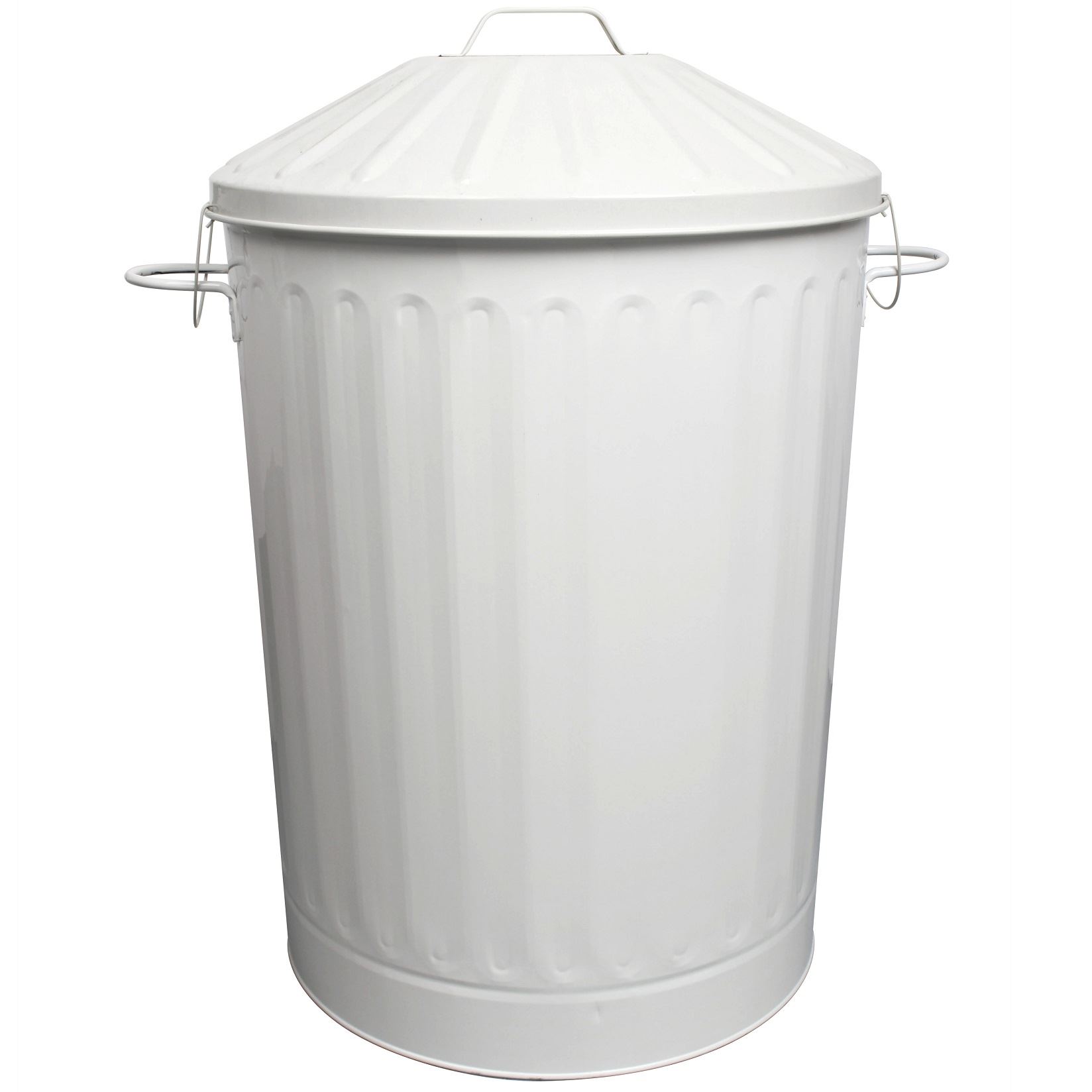 Metal 90 Litre Large Colour Recycle Dustbin Paper Rubbish Waste Bin