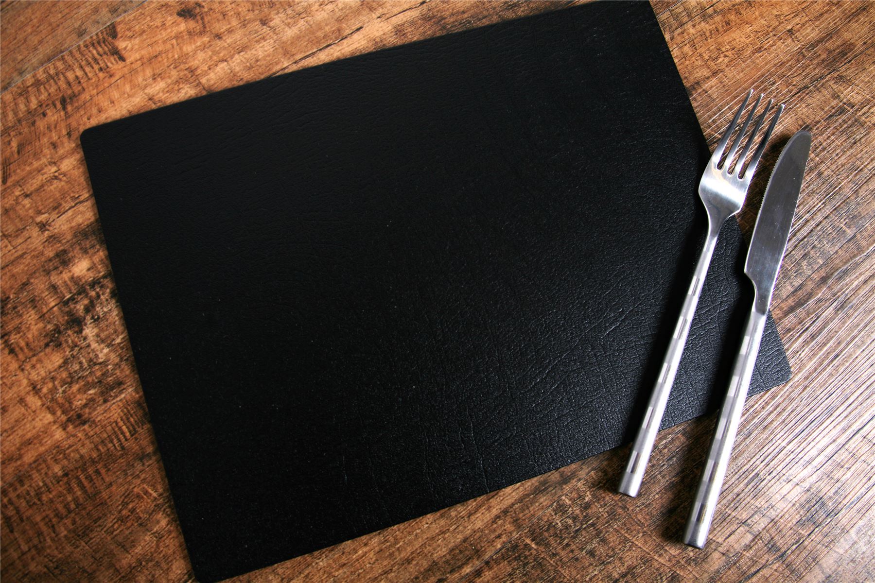 Set of 8 Classic Black Leatherboard Placemats UK Made 5060602490024 eBay