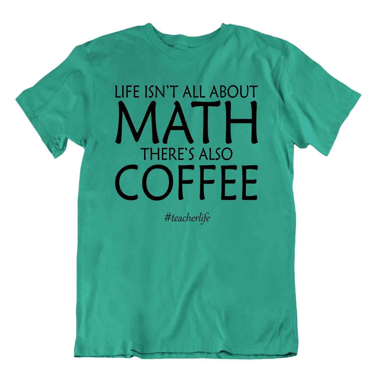 Matemáticas Vida Y Café Camiseta Novedad Regalo Té Matemáticas Divertido Chiste Camisas - Imagen 4 de 8