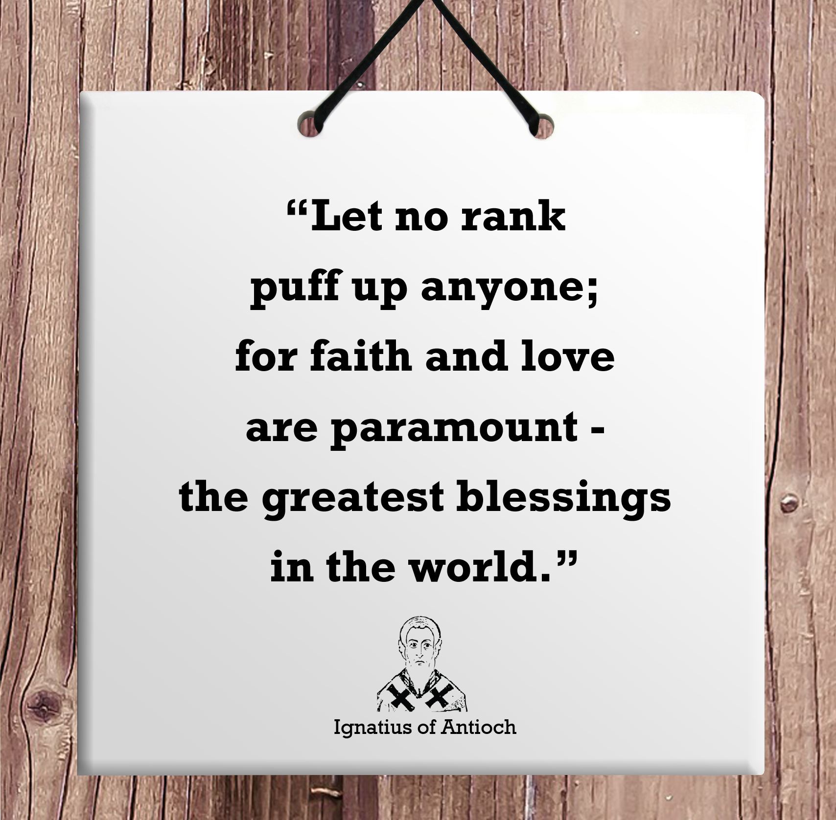 Ignatius of Antioch Unique Home Quote BAR DECOR Amazing Online Deal for You - Picture 9 of 31