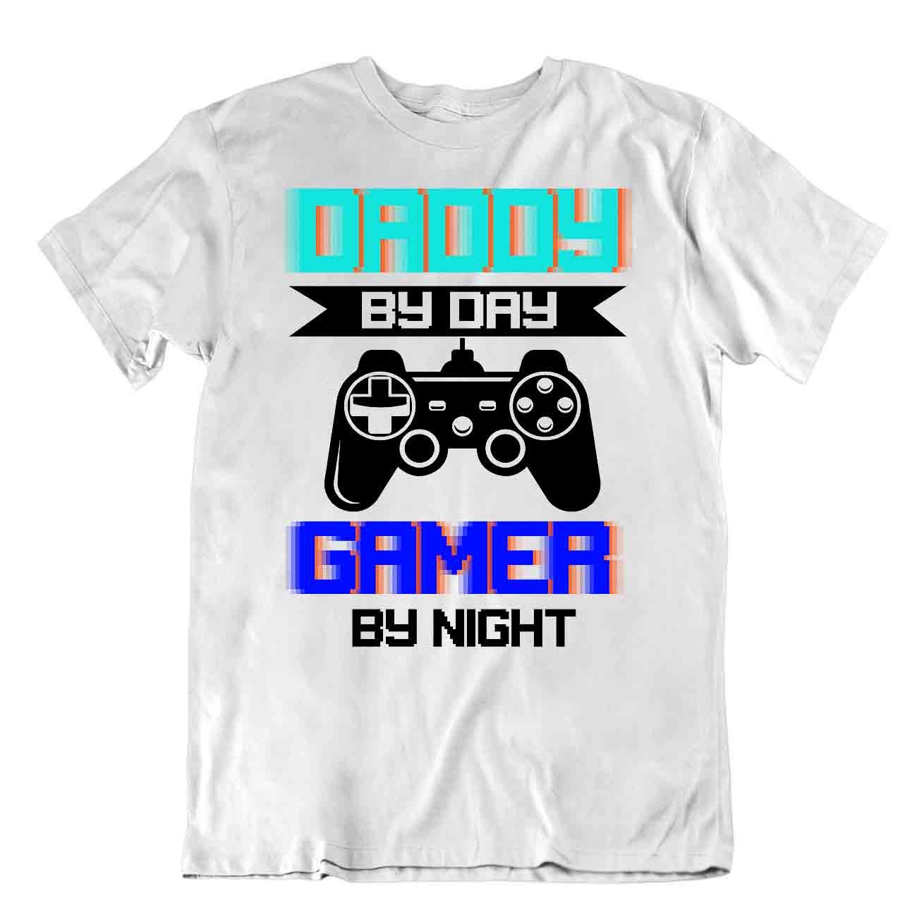 Camiseta Daddy By Day Gamer By Night Juego Camiseta Final - Imagen 8 de 8