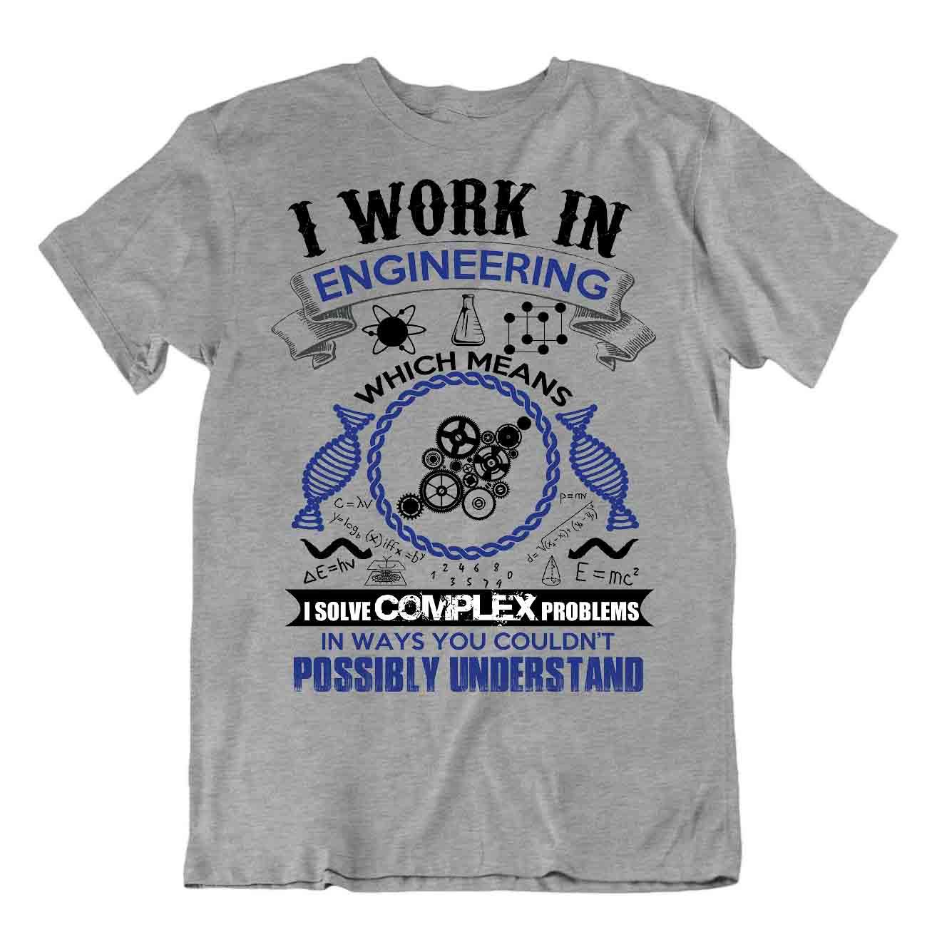 T-Shirt Engineering Awesome Retro Retro Lehrer Witz - Bild 5 von 8