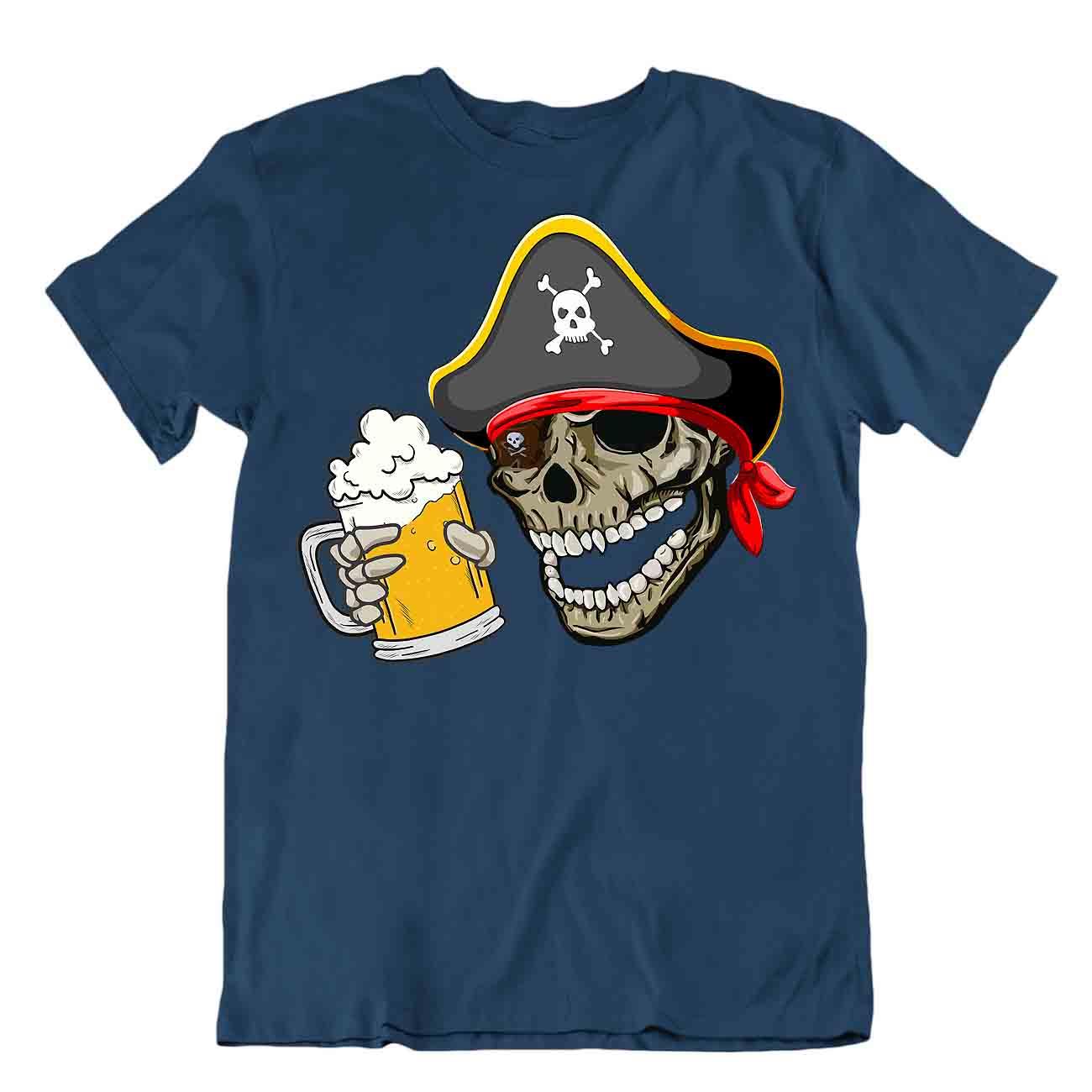 Pirat Bier Nachtgeburtstagsfeier T-SHIRT Oktoberfest Bier T-SOMMER ALOHA SHIRTS - Bild 6 von 8