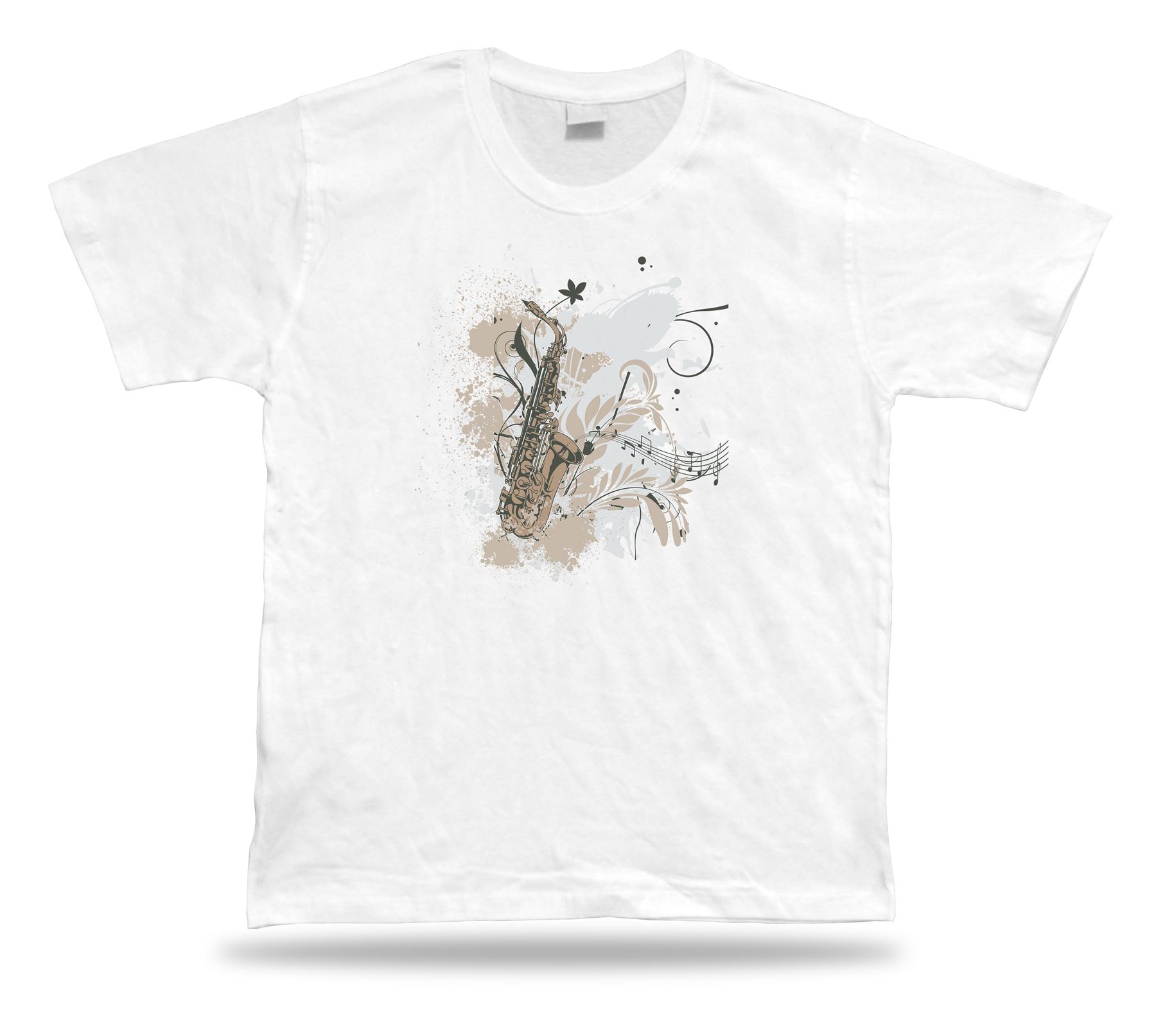 Saxophon Musikinstrument stilvoll Vektor modern T-Shirt T-Shirt Design Textil - Bild 8 von 8