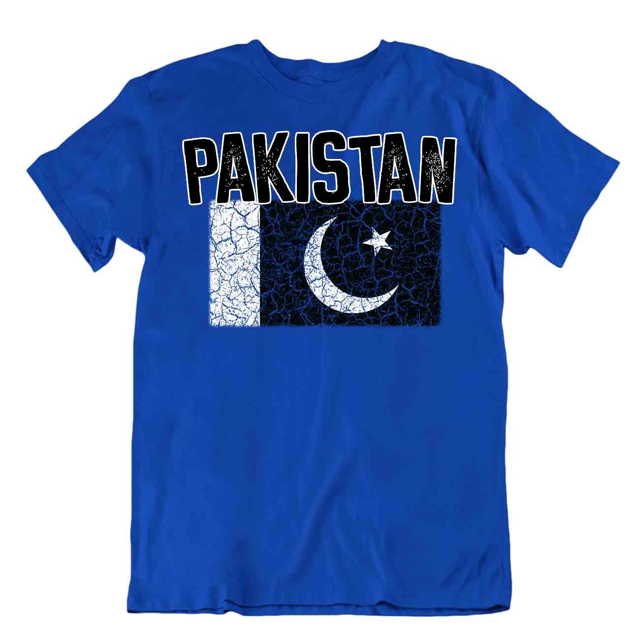 T-shirt Bandiera Pakistan 100% Cotone Uomo Donna Bambino - Giorno Dell'Indipendenza