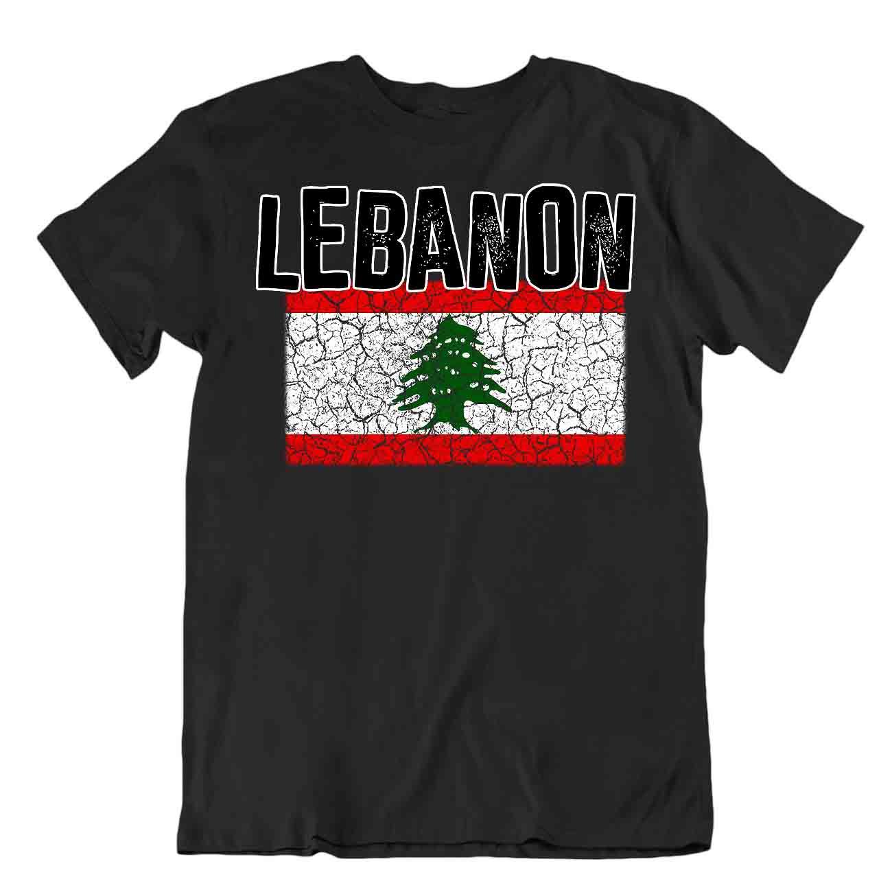 Camiseta Bandera Líbano Moda País Recuerdo Regalo Camiseta Orgullo Logotipo - Imagen 2 de 8