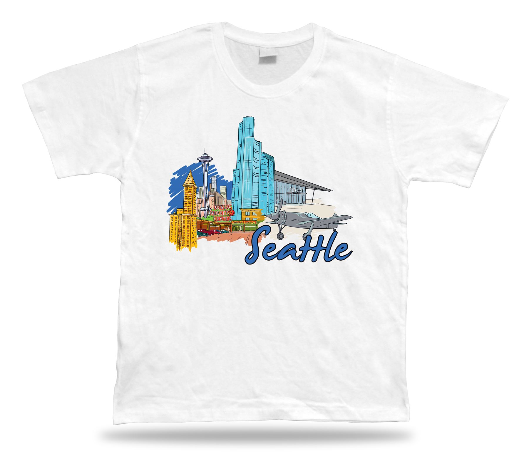Seattle Space Needle Museum of Flight Gas Works Park Chihuly SculpturePark shirt Seattle Space Needle Museum of Flight Gas Works Park Chihuly SculpturePark shirt