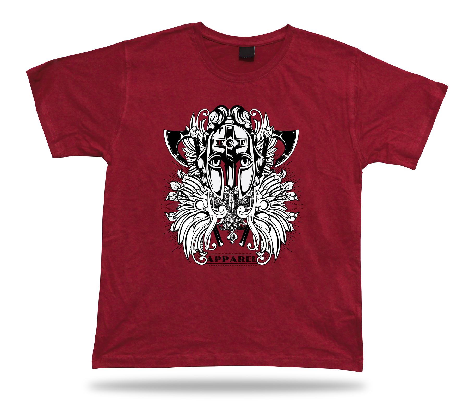 Camiseta Camiseta Cumpleaños Regalo Idea Guerrero Ropa Casco Armadura Hacha Emblam - Imagen 7 de 8