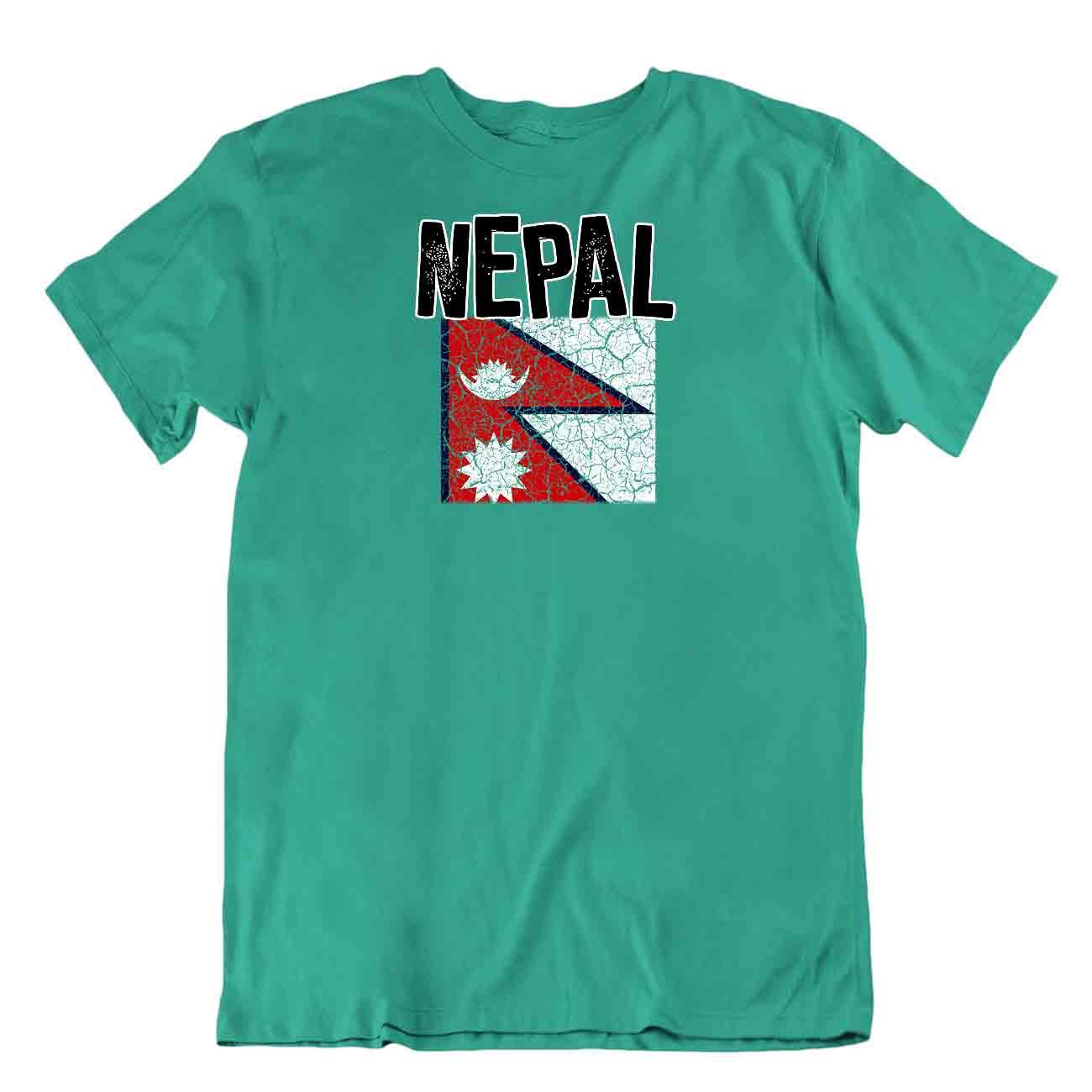 Flag T-Shirt Nepal Fashion Country Souvenir Gift Tee Pride logo - Picture 4 of 8