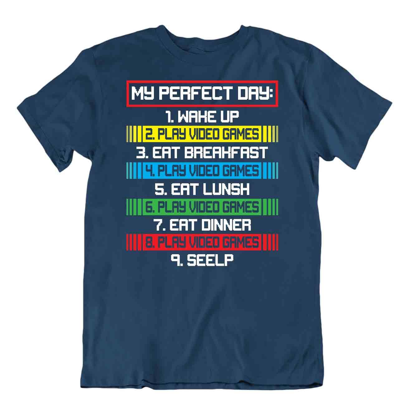Camiseta Gamer Perfect Day Novedad Ciencia Camiseta Juego - Imagen 6 de 8