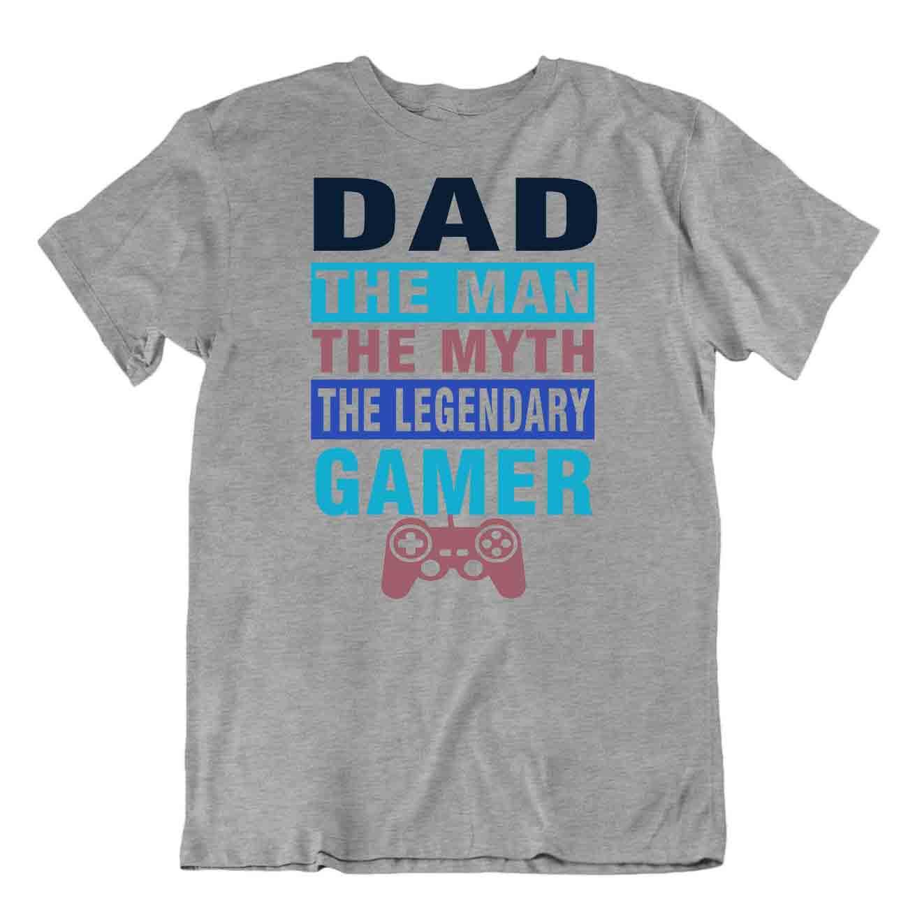 Myth Legendary Gamer Camiseta Papá Mejor Regalo Camiseta Informal Camiseta Ropa - Imagen 5 de 8