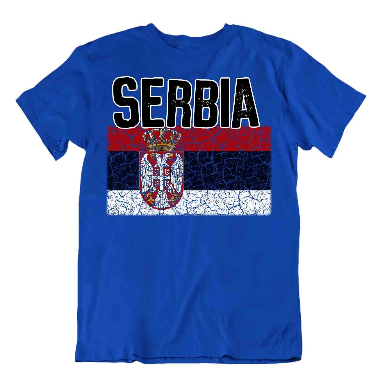 Camiseta Bandera Serbia Moda Country Souvenir Regalo Camiseta Logotipo del Orgullo - Imagen 3 de 8
