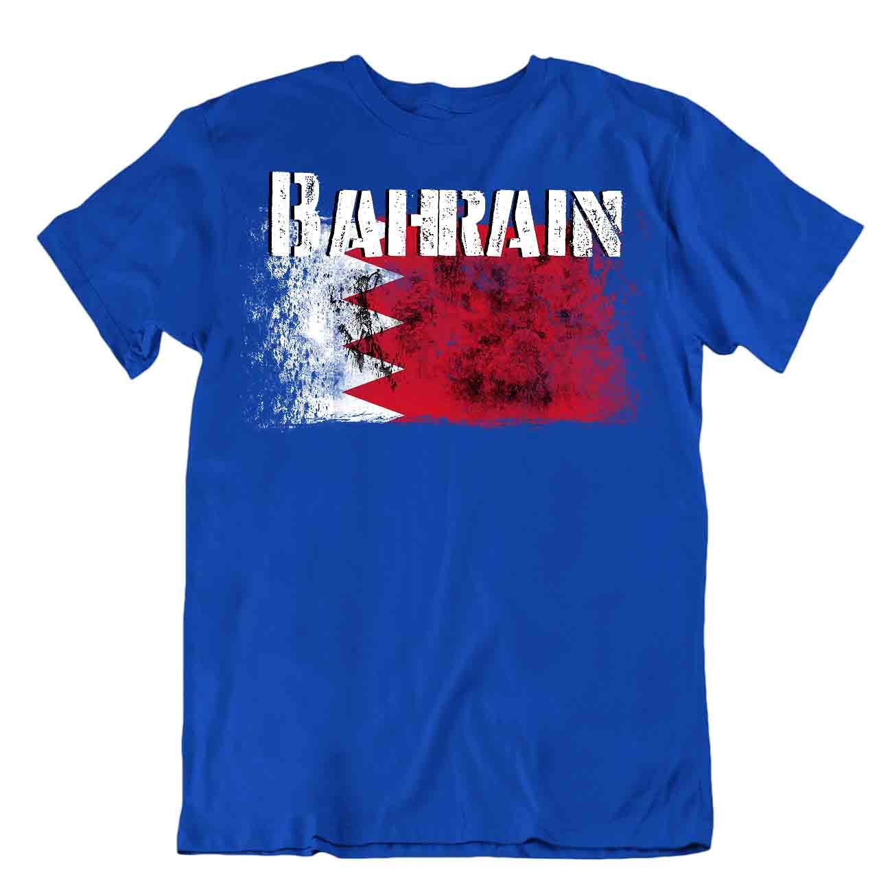 Camiseta Bahrein Banderas Pieza en T Viaje Recuerdo Blusa Té Bahrein Flag Tops Regalo - Imagen 13 de 43