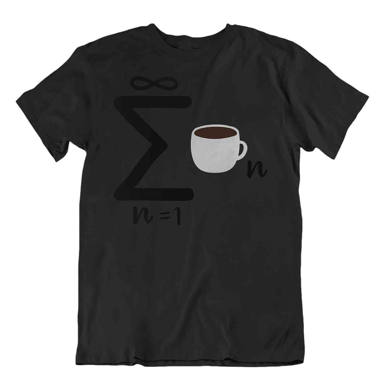 Lustiges Mathe-T-Shirt Infinite Coffee Mathe Tee Wissenschaft Lehrer College Shirt - Bild 2 von 8