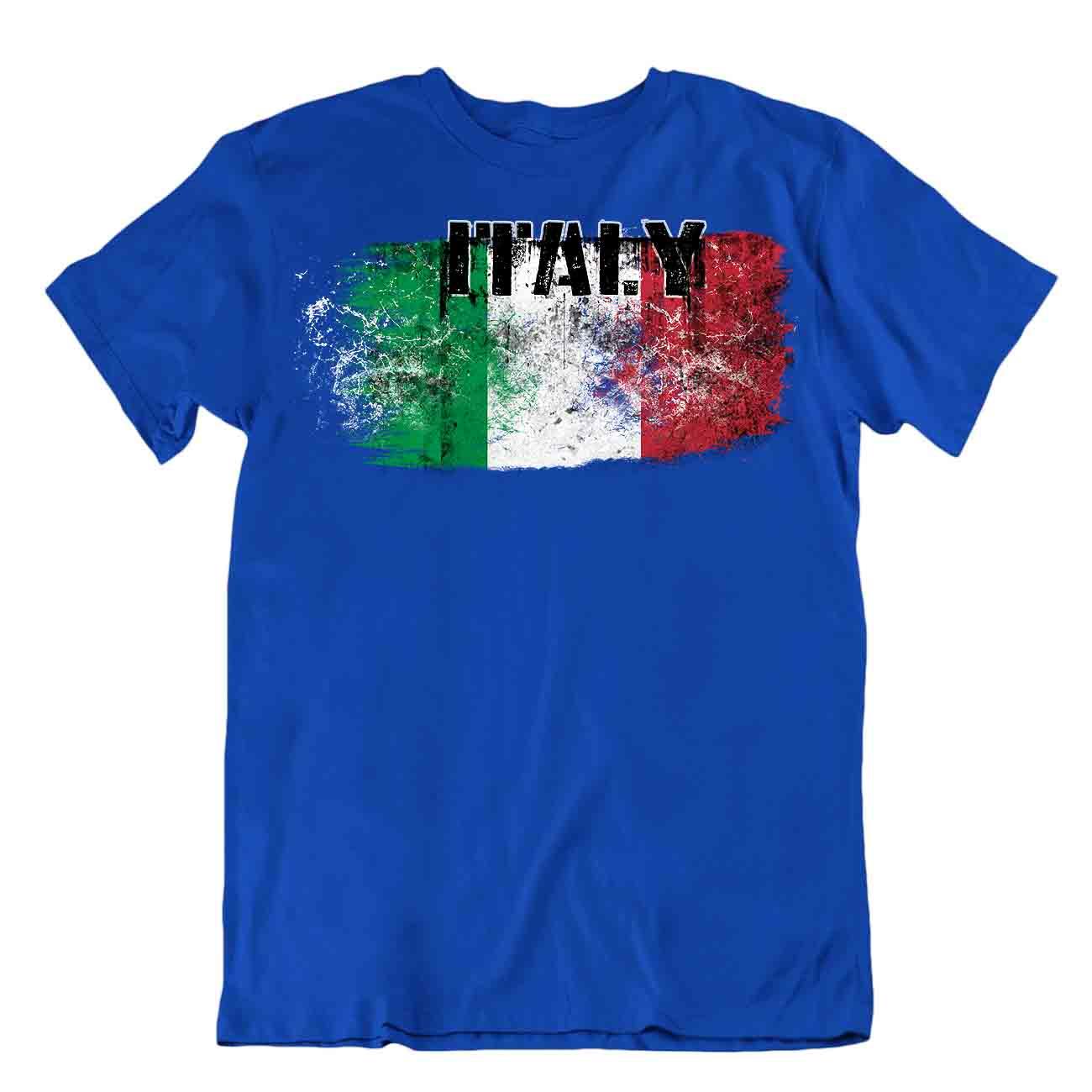 Italia Camiseta Banderas Pieza en T Viaje Recuerdo Blusa Tee Italy Flag Tops Regalo - Imagen 11 de 43