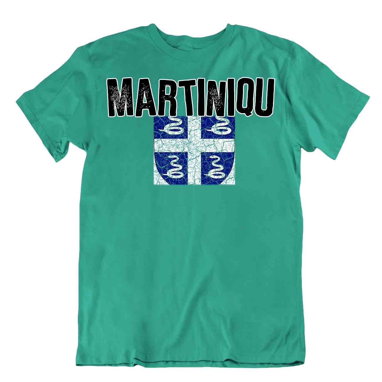 Flag T-Shirt Martinique Fashion Country Souvenir Gift Tee Pride logo - Picture 4 of 8