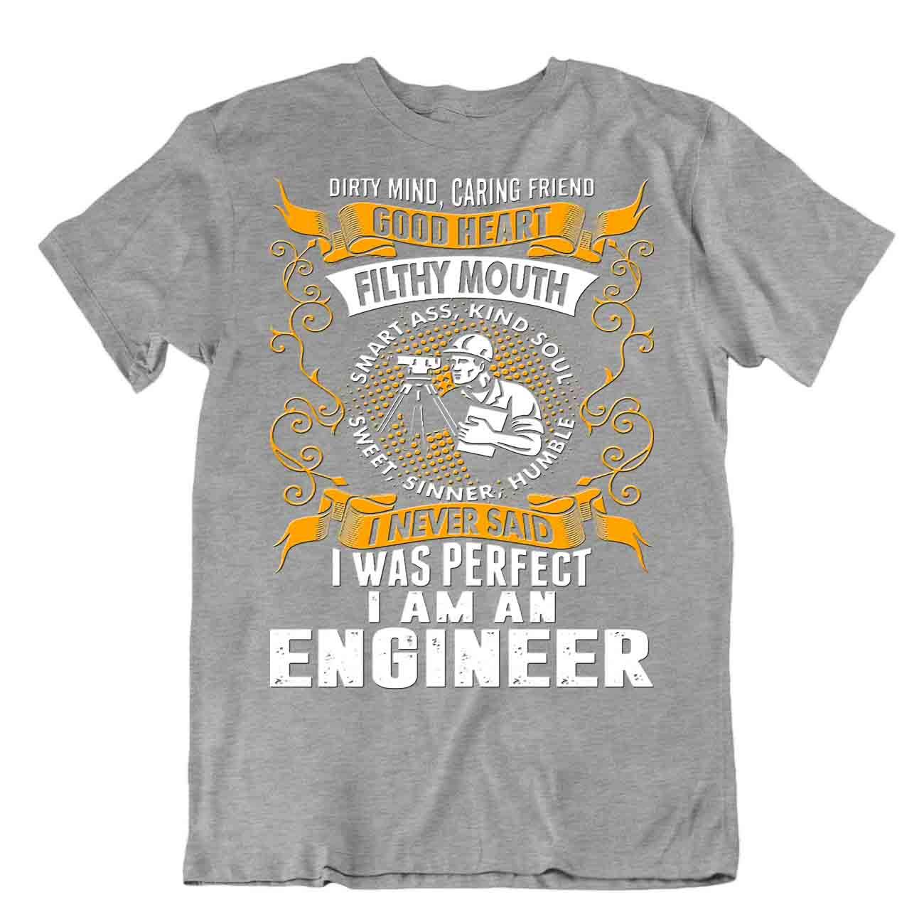 Perfect Engineer T-Shirt Stylish Design Shirt Originator Tee - Bild 5 von 8