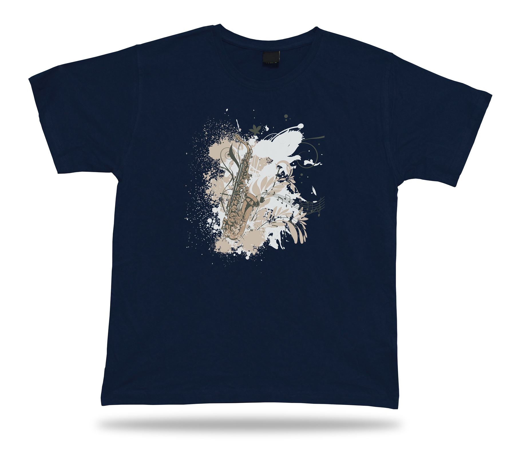 Saxophon Musikinstrument stilvoll Vektor modern T-Shirt T-Shirt Design Textil - Bild 6 von 8