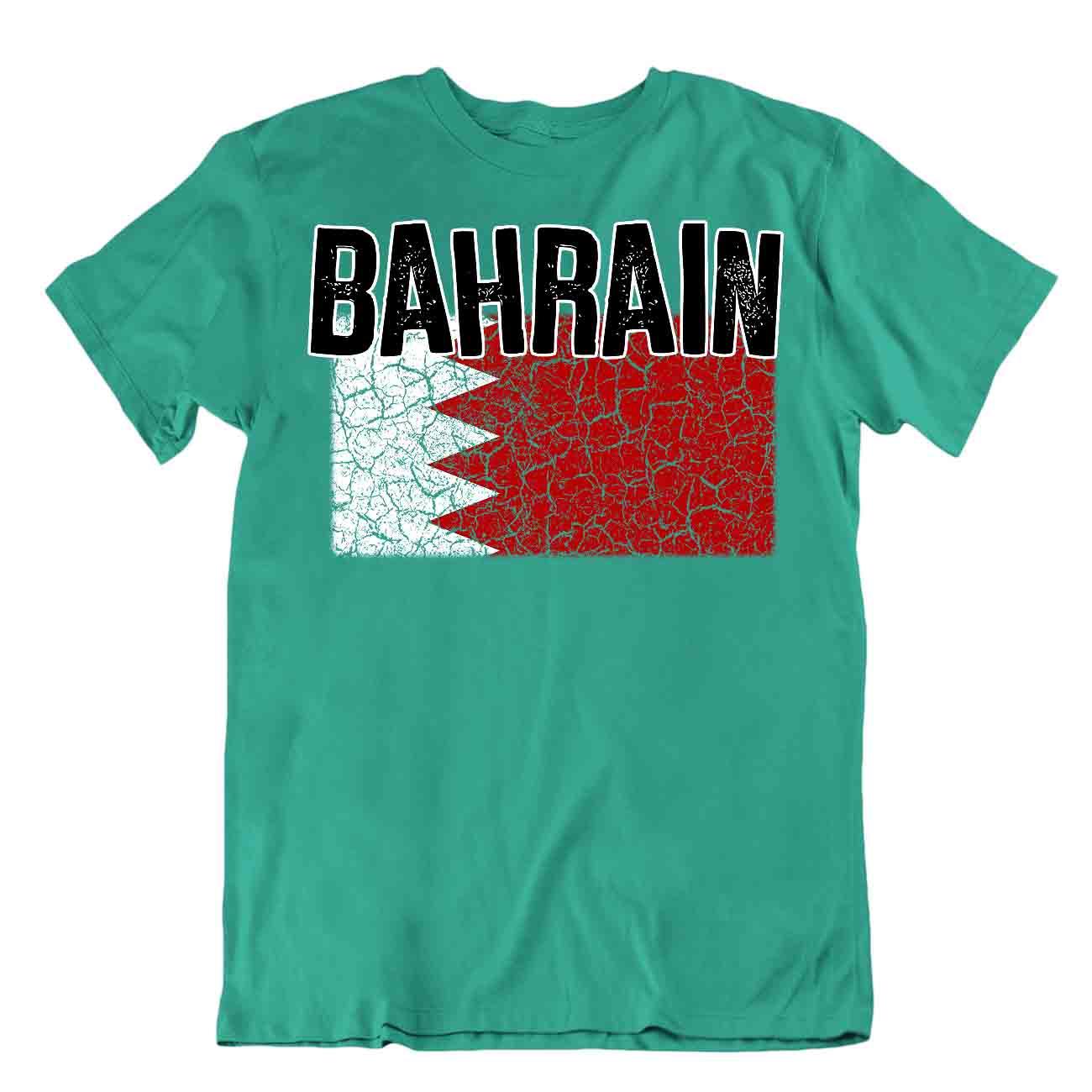 Flag T-Shirt Bahrain Fashion Country Souvenir Gift Tee Pride logo - Picture 4 of 8