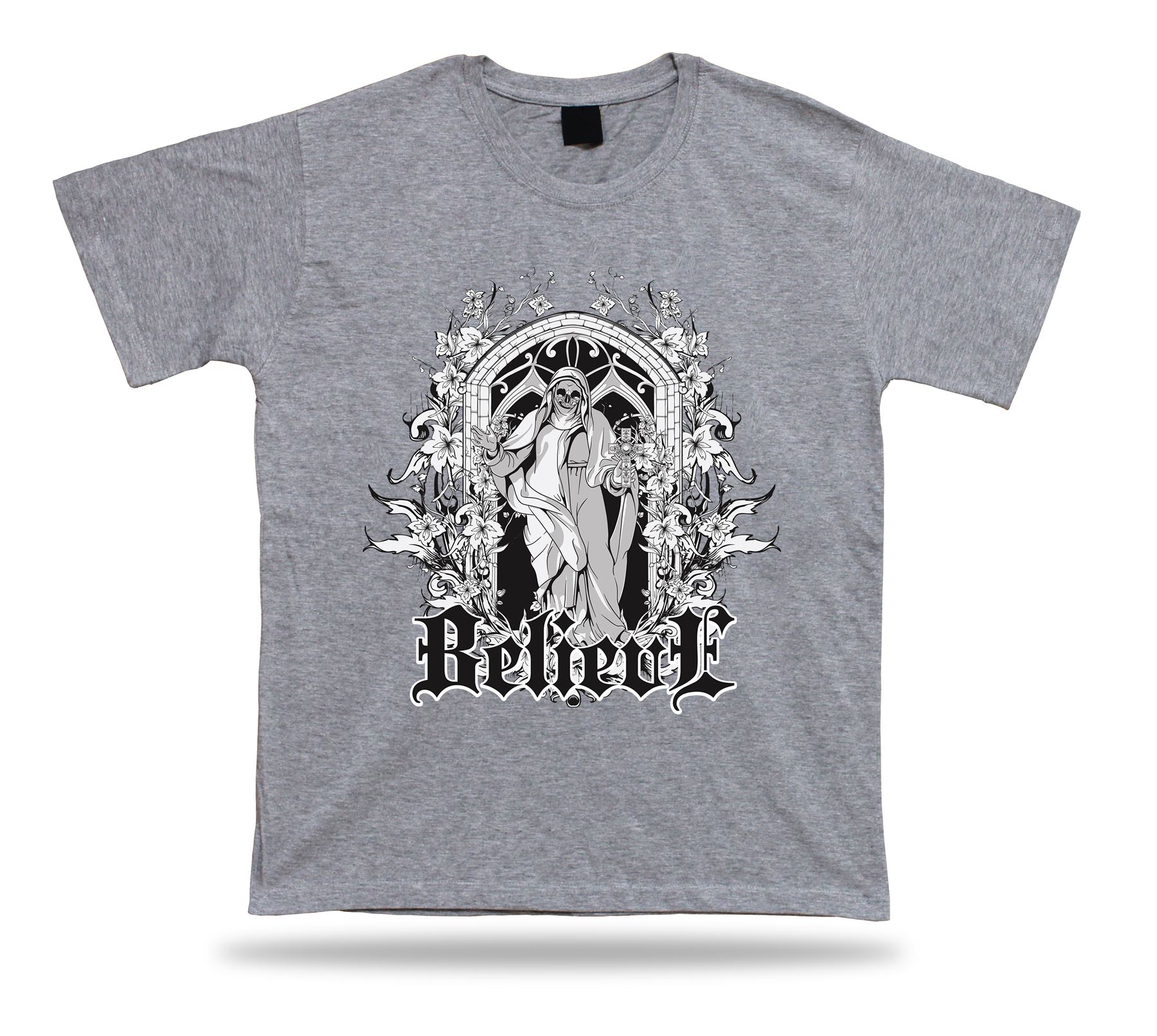 Believe Madre Tierra humor unisex camiseta ropa especial dibujos animados venta regalo - Imagen 5 de 8